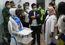 Keren! Robot Medis Untuk Tangani Pasien Corona di RS Pertamina Jaya