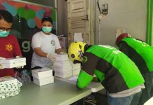 Pertamina bantu makan siang ojek daring yang terdampak ekonomi akibat Corona