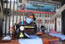 Krisis APD, Pertamina Berdayakan Warga Binaan Lapas Dumai Produksi Face Shield dan Masker