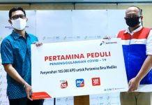 Pertamina Serahkan APD untuk 70 Rumah Sakit BUMN