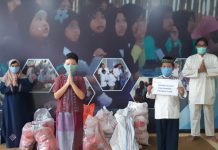Pertamina Foundation Bagikan Sembako untuk Duafa dan Anak Yatim