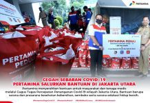 Bantu Atasi Dampak Covid-19, Pertamina Distribusikan 1.800 Paket Sembako untuk Lansia