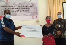 Pertamina Salurkan 1.45 Miliar bagi 28 Mitra Binaan se-Sorong Raya