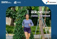 Pertamina Virtual Eco Run 2020, 3.000 Runner Peduli Disabilitas Mulai Multiple Run