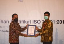 Terima Sertifikasi ISO 37001:2016, Pertamina Terapkan Manajemen Anti Penyuapan di Seluruh Operasional Perusahaan