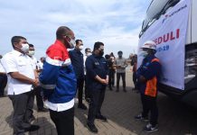 Tinjau Iso Tank Tanjung Priuk, Erick Tohir Apresiasi Pertamina Dalam Percepatan Penanganan Pasokan Oksigen