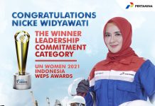 Dirut Pertamina Raih Asia-Pacific Women Empowerment Principles 2021
