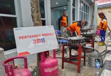 Banjir Semarang, Pertamina Gerak Cepat Salurkan Bantuan Bright Gas dan Sembako ke Posko Utama
