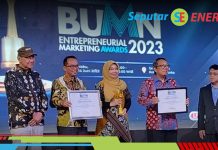 Bawa UMKM Naik Kelas, Pertamina Sabet BUMN Entrepreneurial Marketing Award 2023