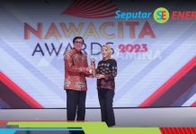 Dirut Pertamina Nicke WidyawatiRaih Penghargaan Nawacita Award 2023